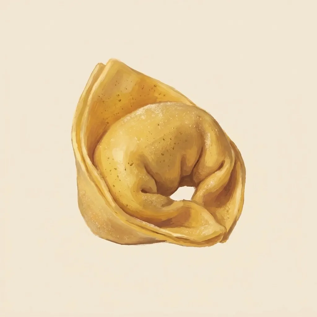Gouache illustration of Cappelletti
