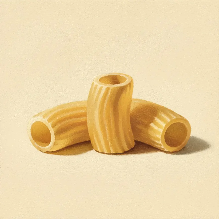 Gouache illustration of Macaroni
